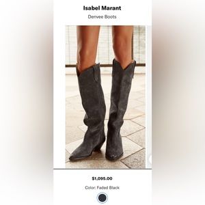 - Isabel Marant
Denvee Suede Tall Western Boots✨